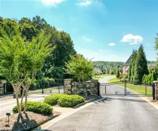 Boom barrier and CCTV at society gate